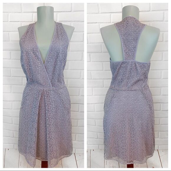 2 for $30 REBECCA MINKOFF Purple Lace “Mum” Dress - Picture 4 of 8